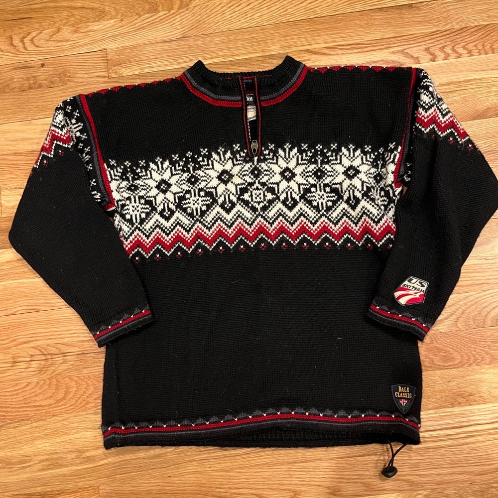 Dale of Norway Norwegian wool sweater. XS mens. Women size 6-8. Oversized